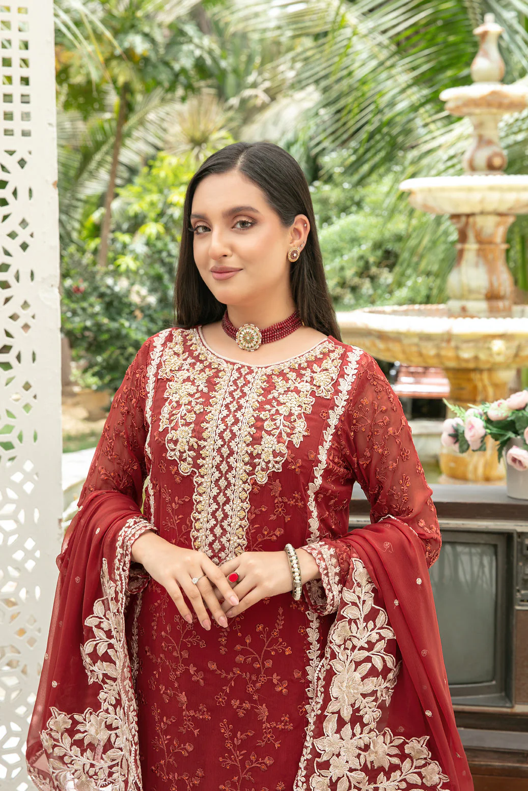 Nuresa Embroidered Fancy Chiffon - Image 3