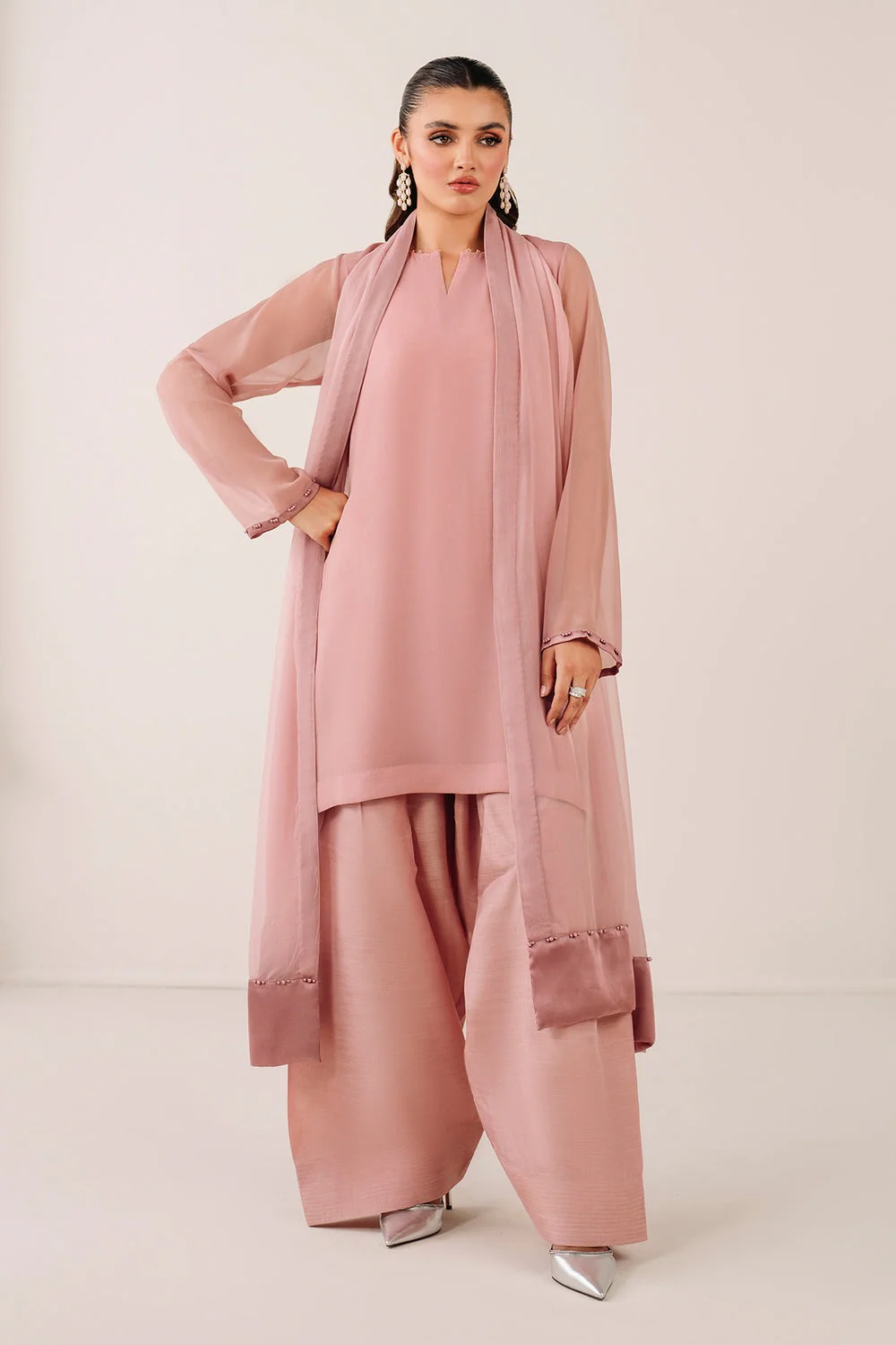 PLAIN CHIFFON 3 PIECE - Image 3