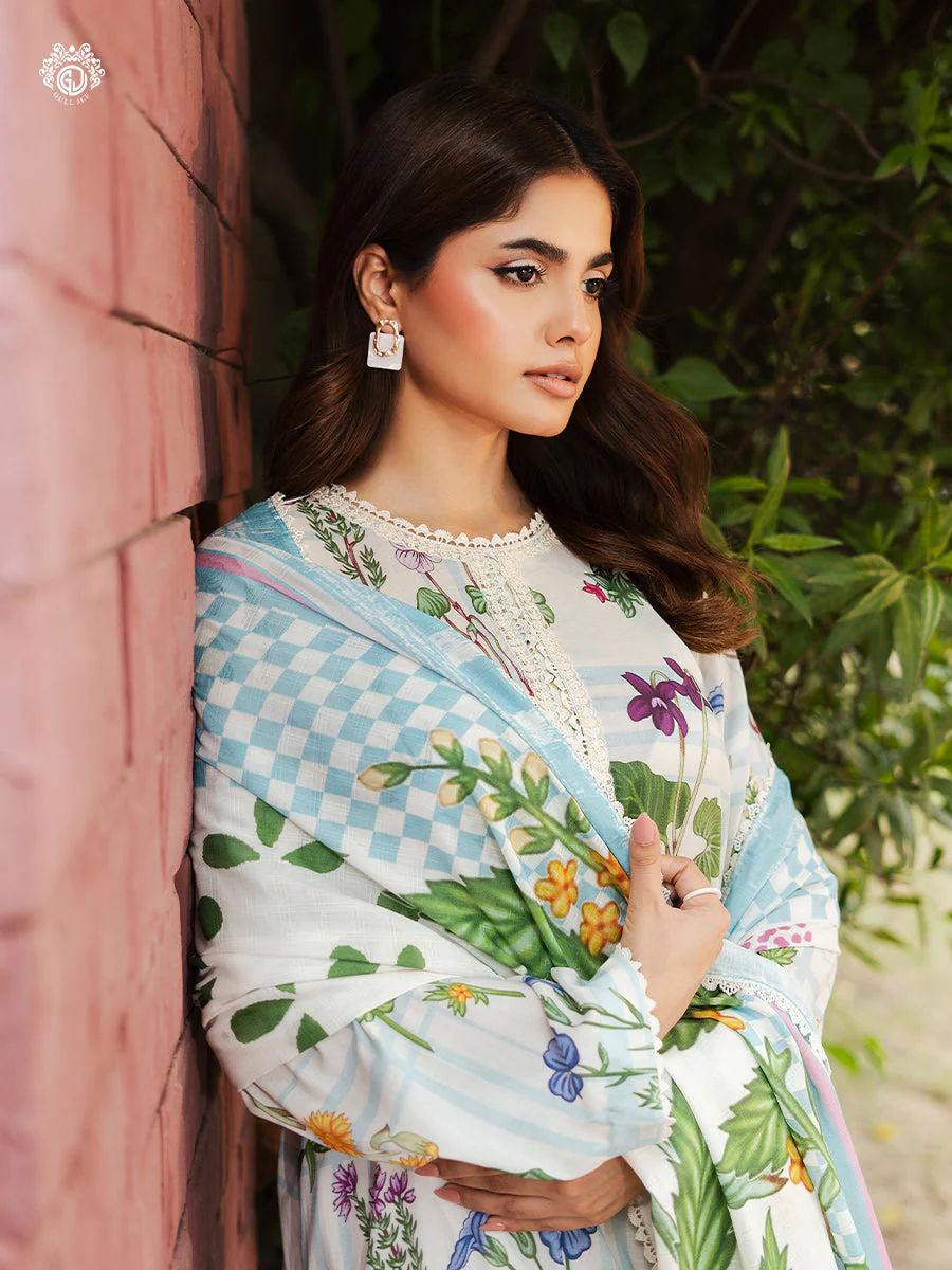 Preimum Gullbano Printed Lawn - Image 3