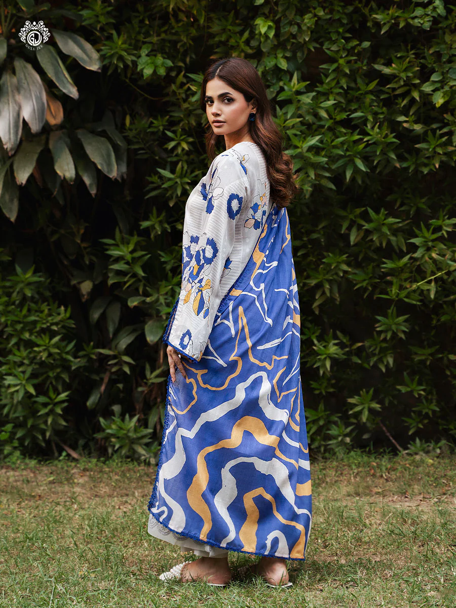 Preimum Gullbano Printed Lawn - Image 2