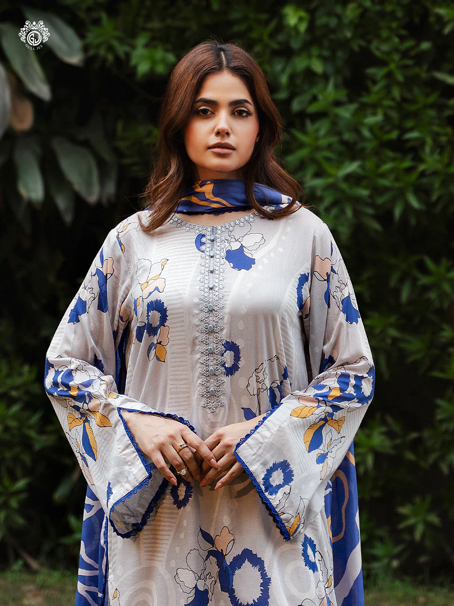 Preimum Gullbano Printed Lawn - Image 3