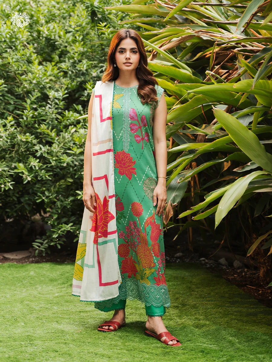 Preimum Gullbano Printed Lawn