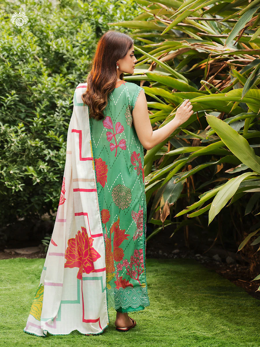 Preimum Gullbano Printed Lawn - Image 2