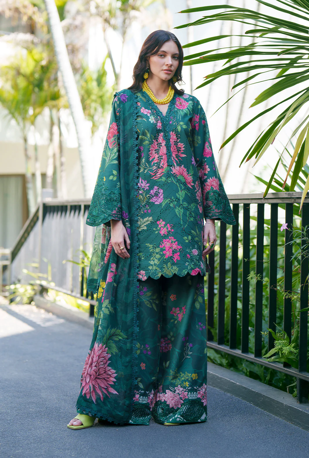 Printed Chikankari