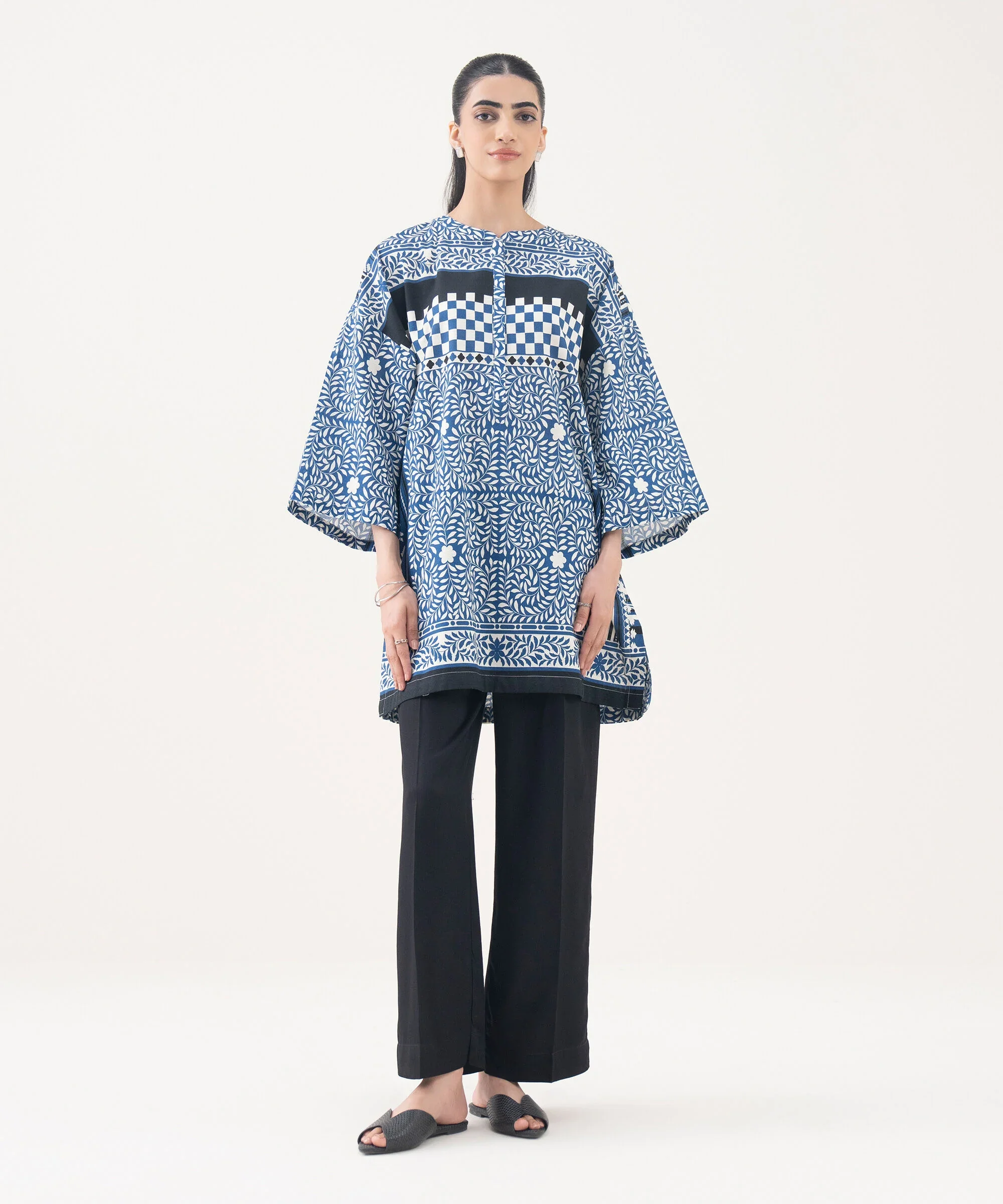 Printed Cotton Viscose Shirt