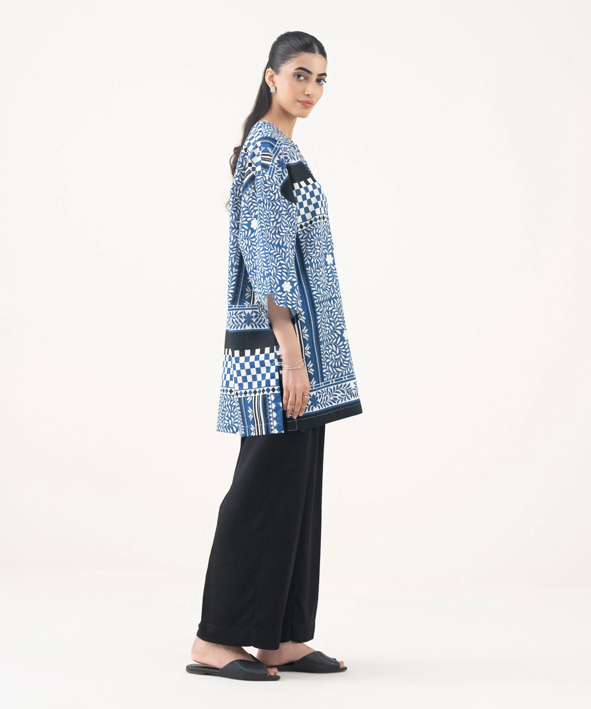 Printed Cotton Viscose Shirt - Image 3