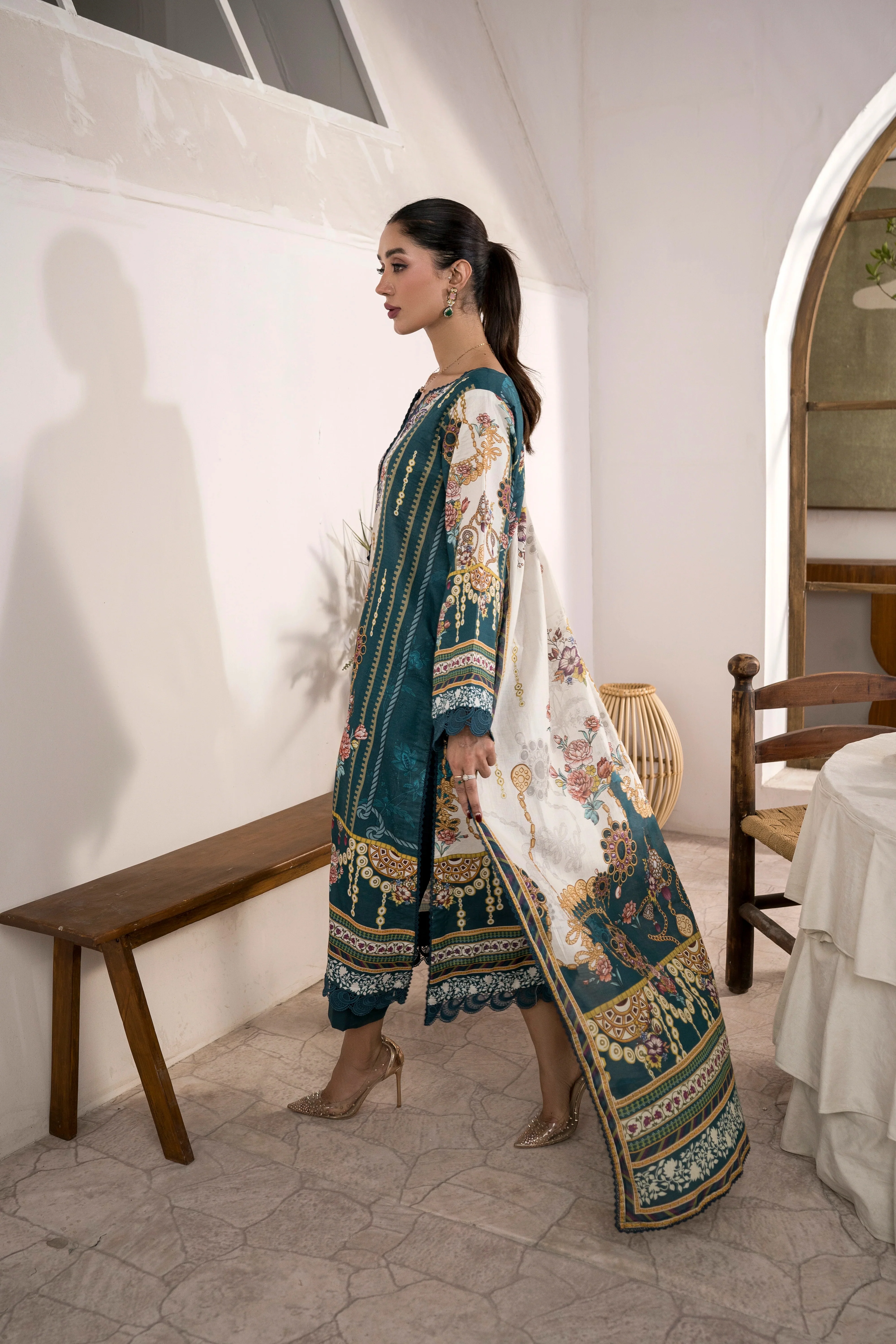 Printed Lawn 3pc - Image 4