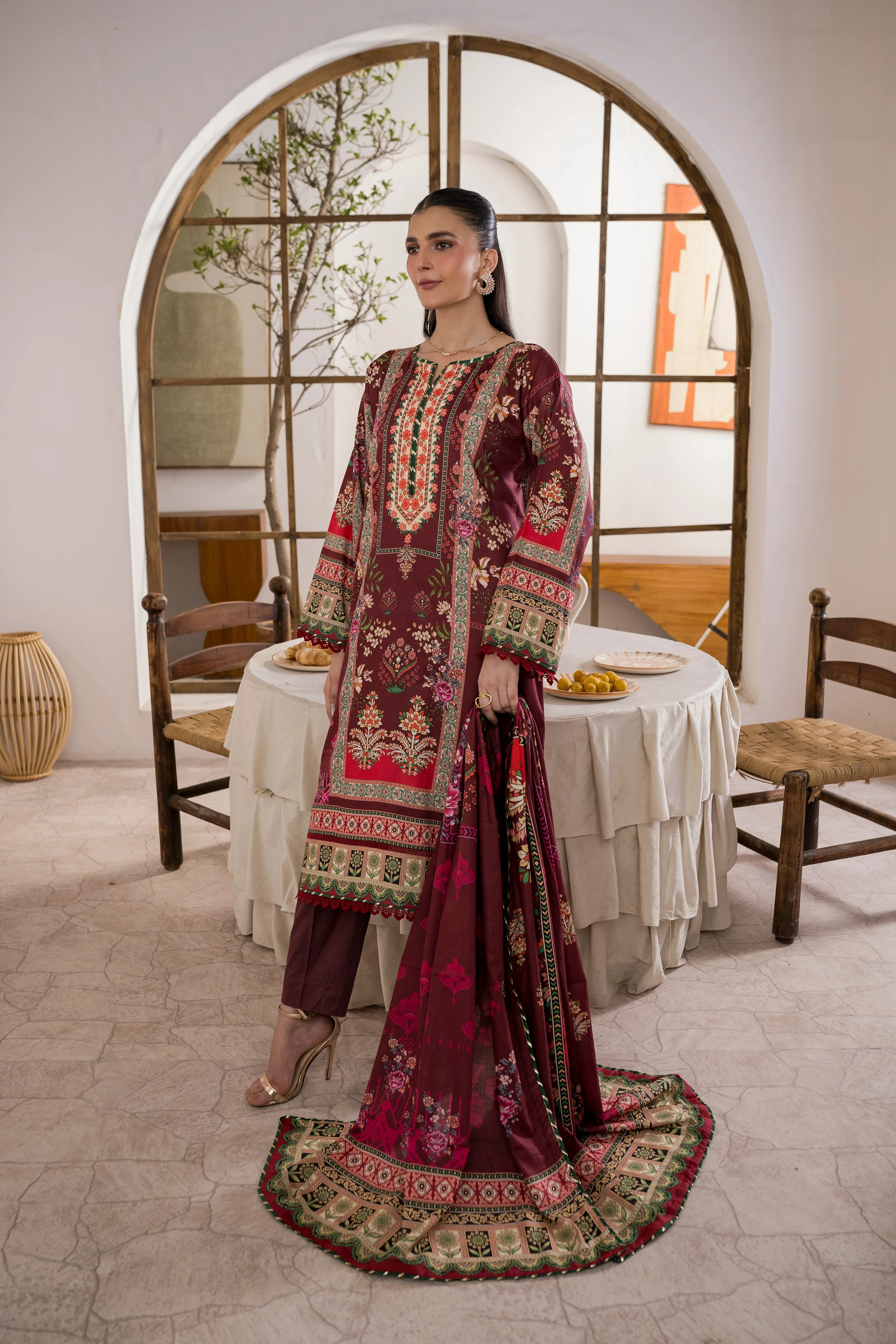 Printed Lawn 3pc - Image 4