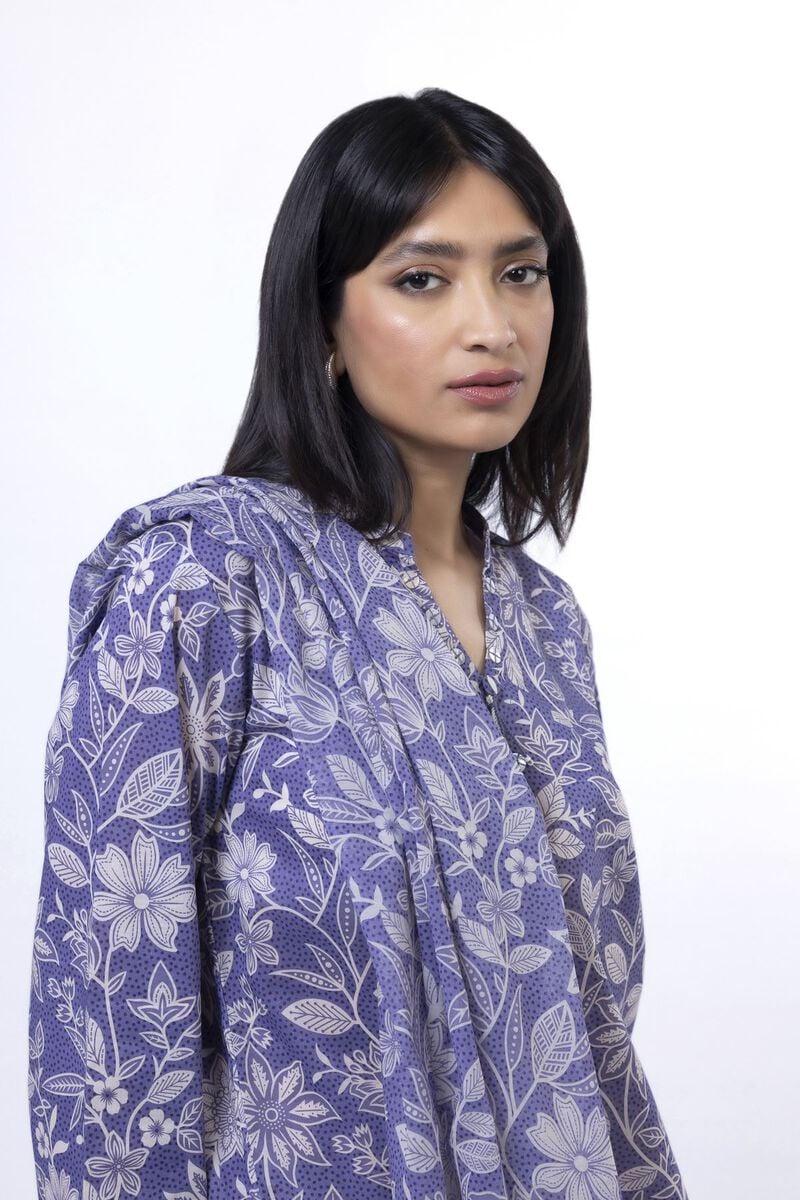 Printed | Lawn Fabrics 2 Piece | Top and Dupatta - Image 4