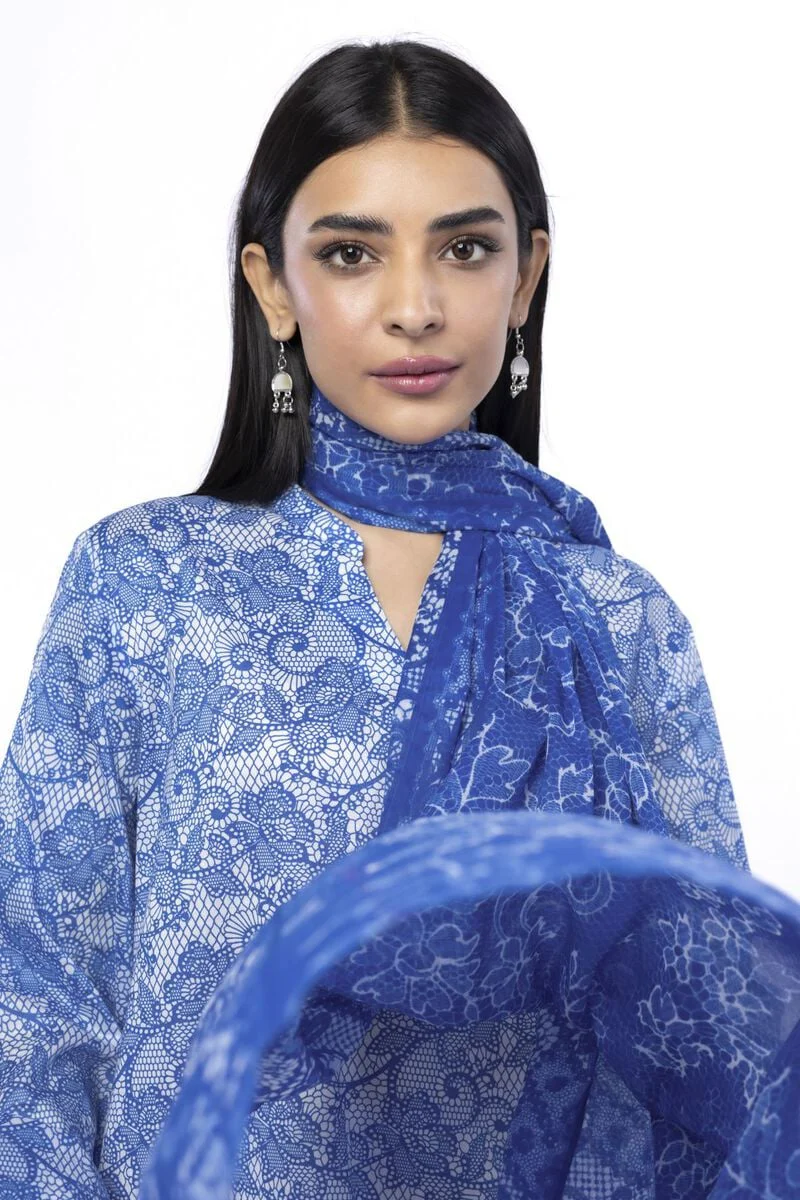 Printed | Lawn Fabrics 3 Piece - Image 4