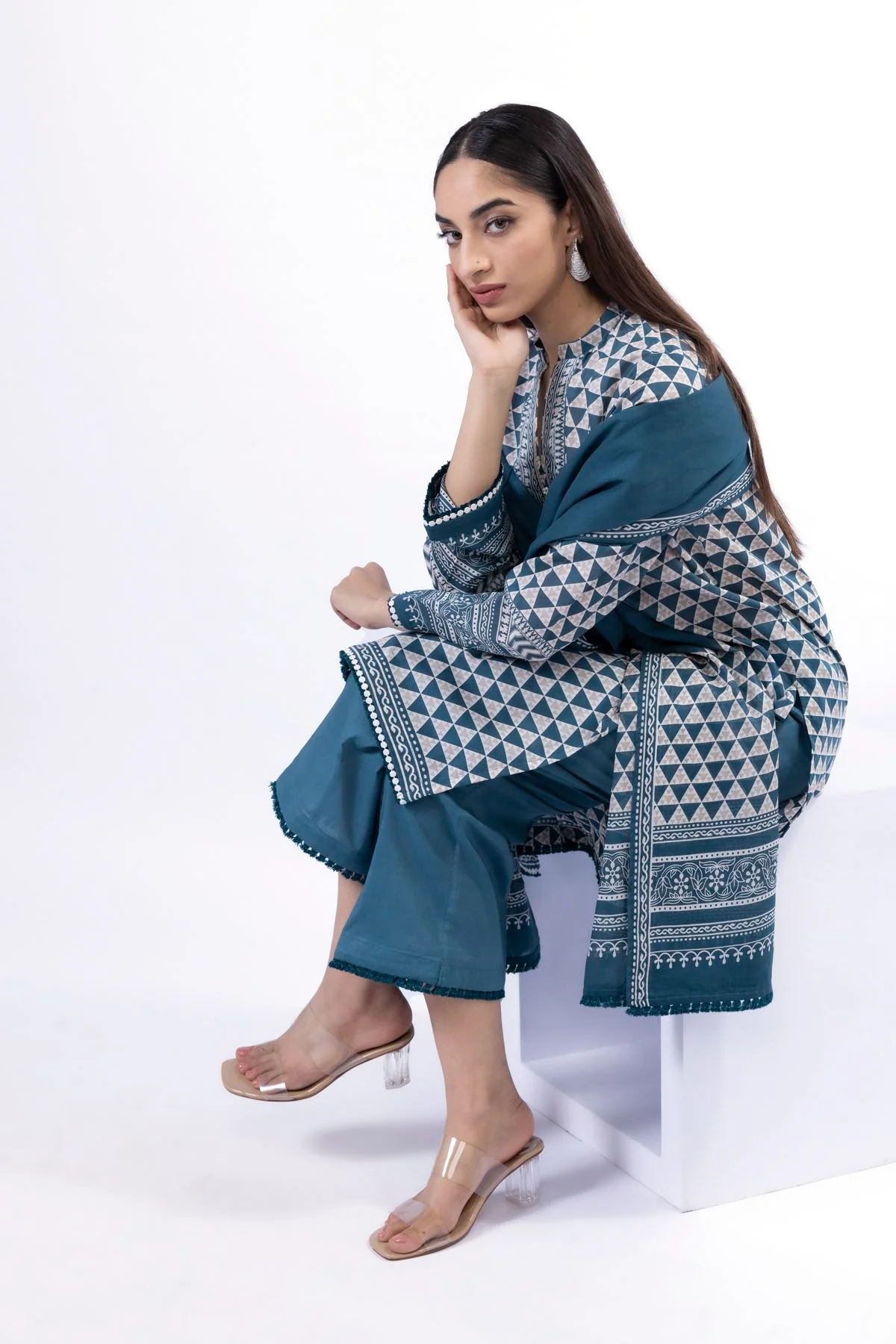 Printed | Lawn Fabrics 3 Piece - Image 5