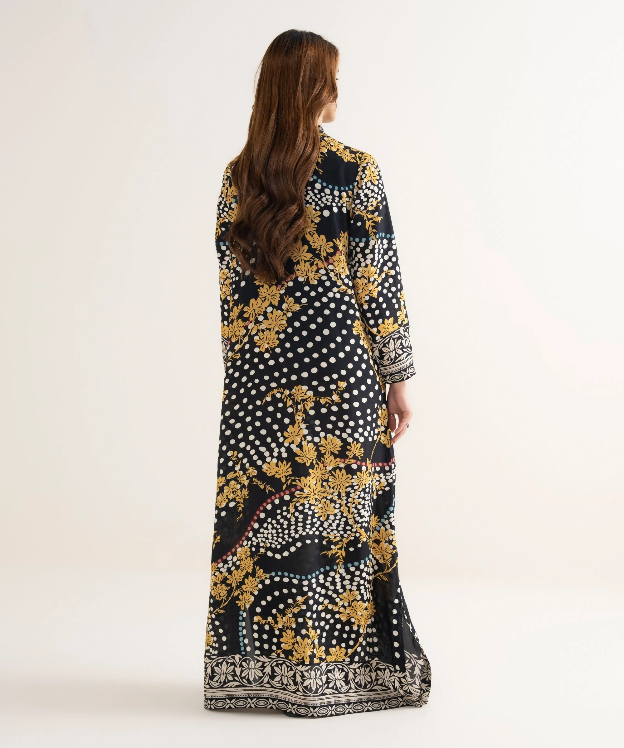 Printed Silk Kaftan - Image 2