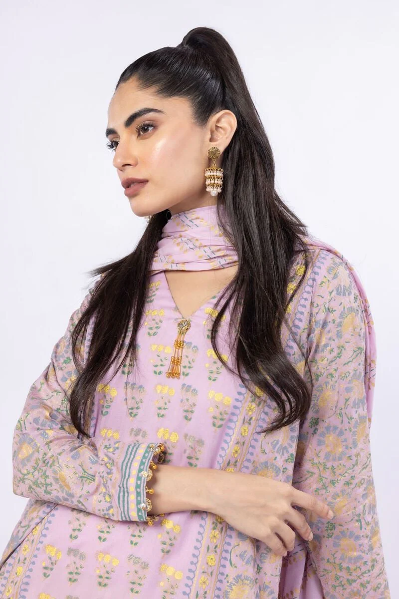 Printed | Voile 3 Piece Co-ord Set - Image 6