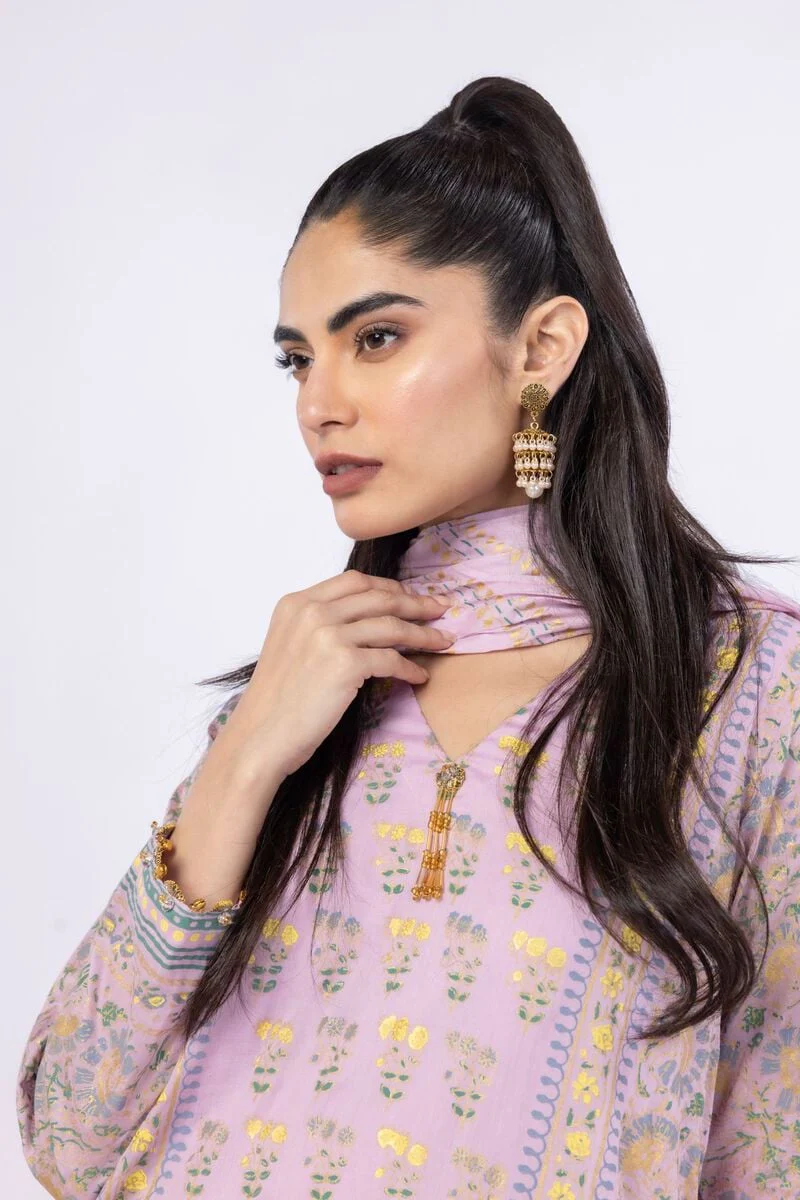 Printed | Voile 3 Piece Co-ord Set - Image 8