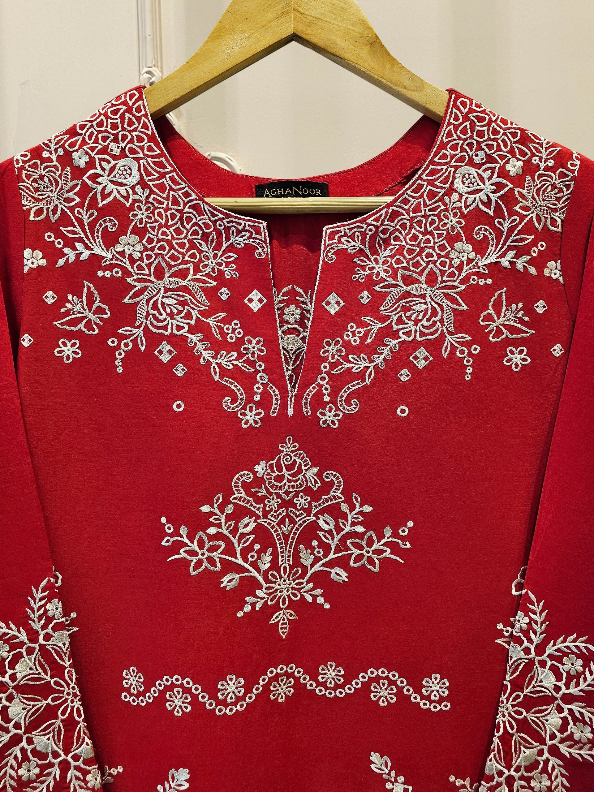Pure Embroidered Lawn Shirt - Image 6