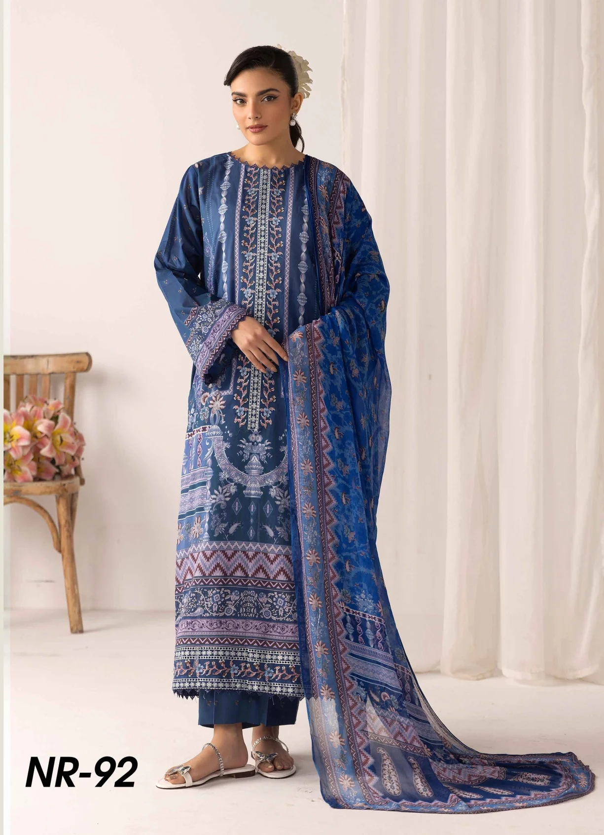 RangRez by NUR Embroidered Lawn