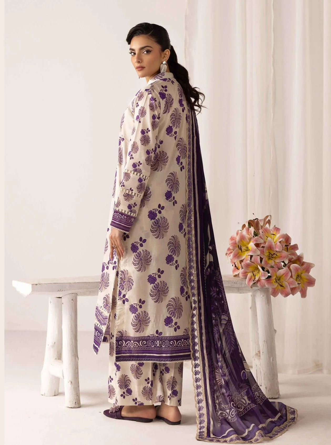 RangRez by NUR Embroidered Lawn - Image 2