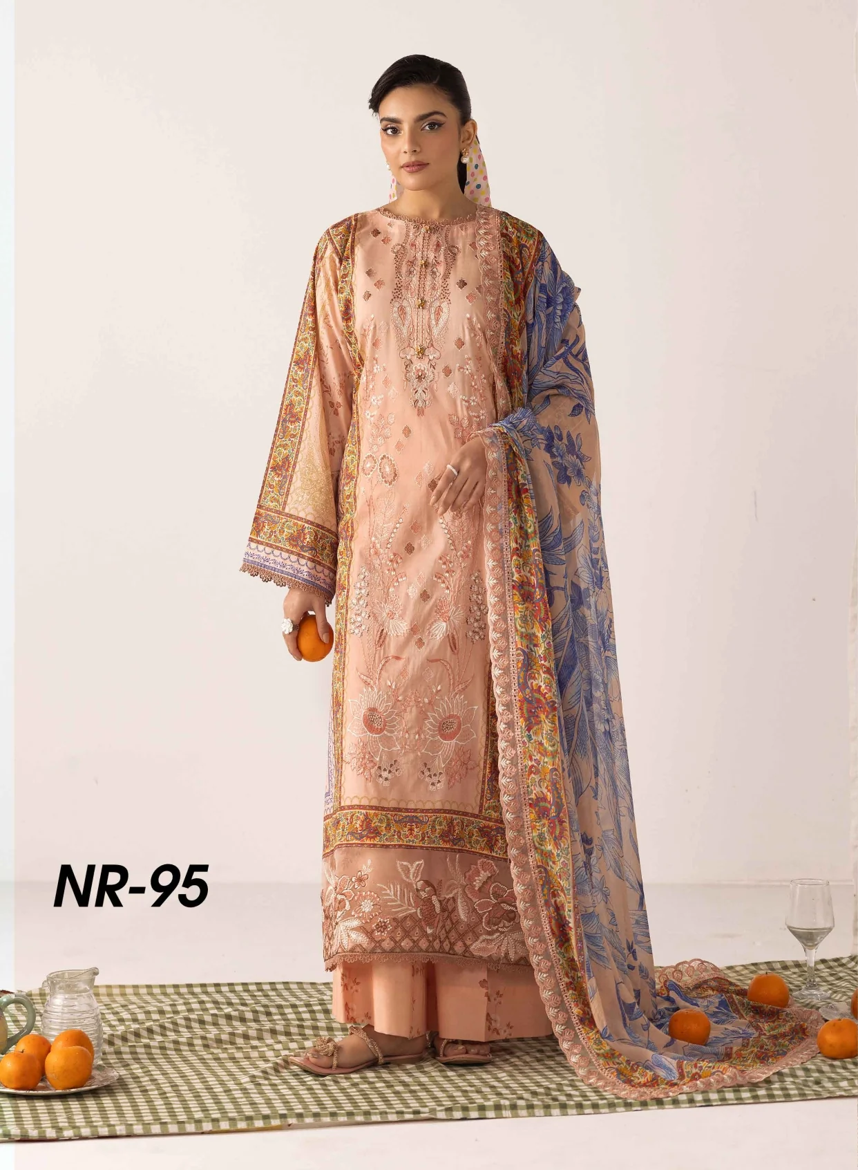 RangRez by NUR Embroidered Lawn