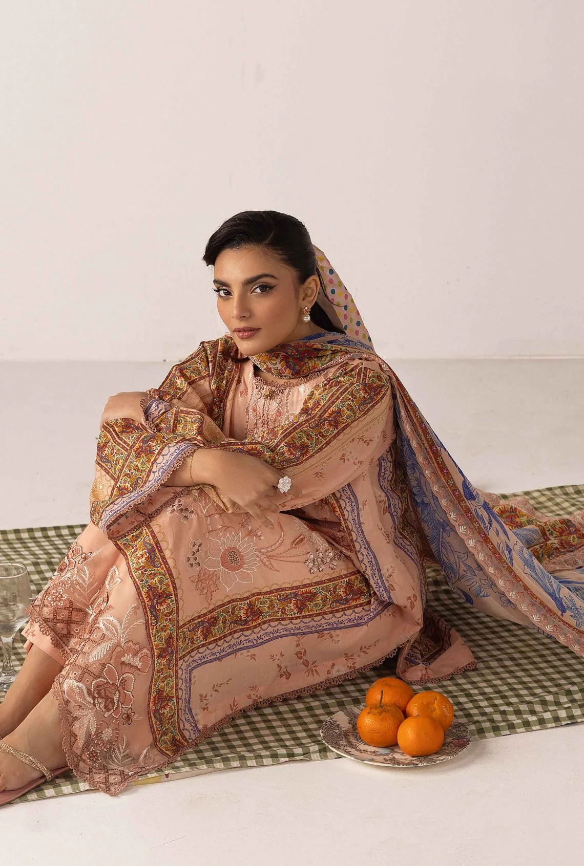 RangRez by NUR Embroidered Lawn - Image 4