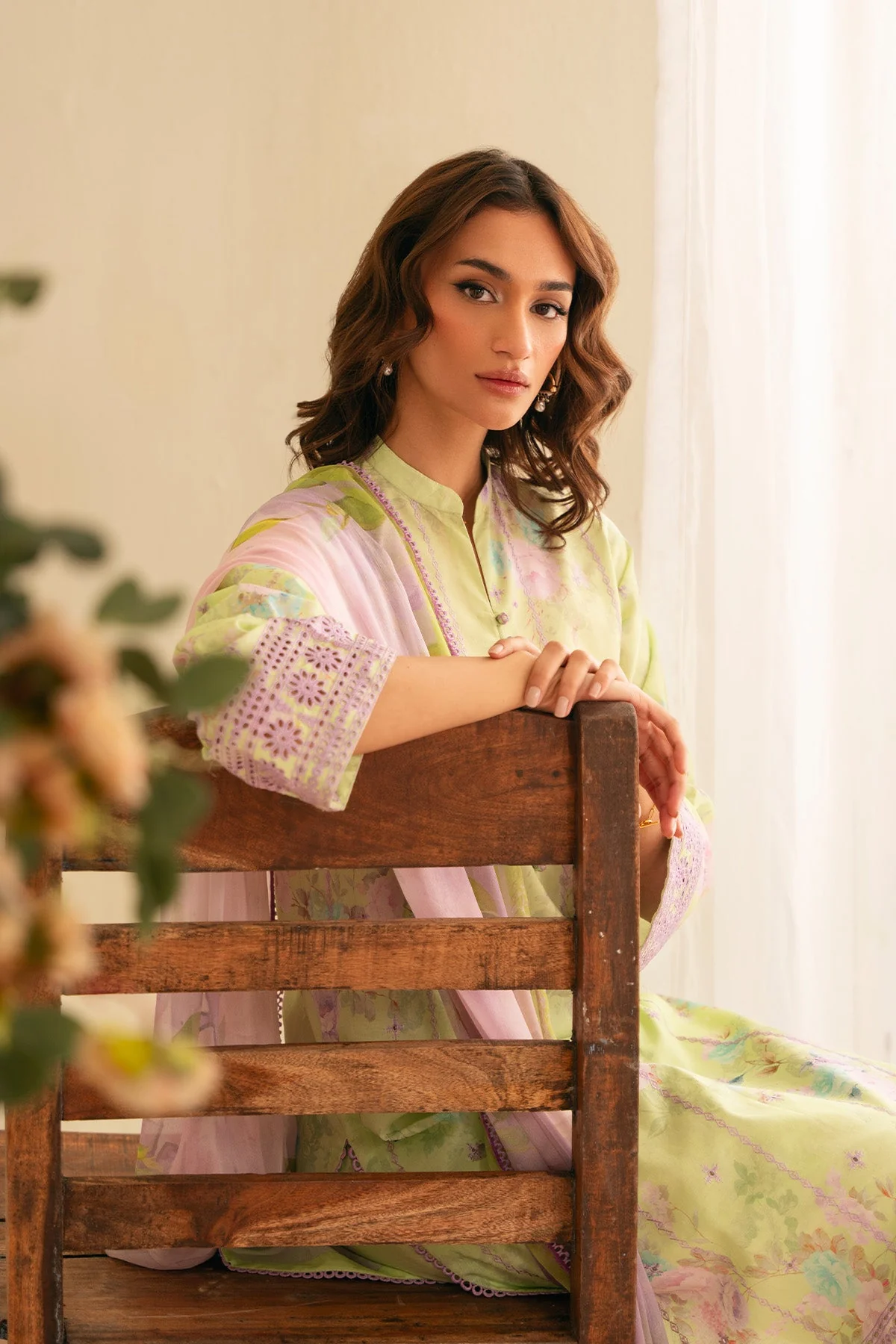 Raya Embroidered Lawn - Image 7