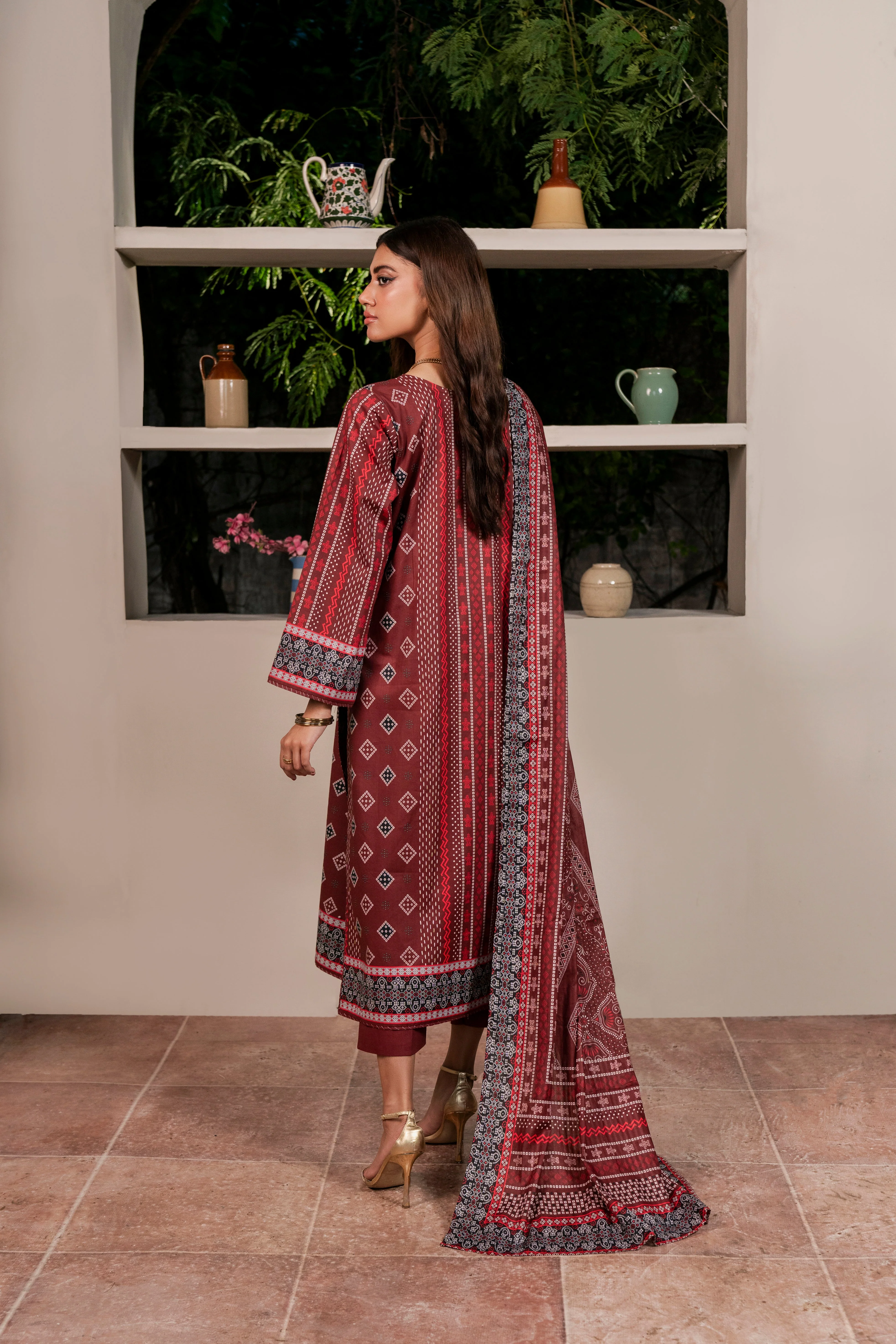 Resham Printed Cambric 3 Pcs - Image 2