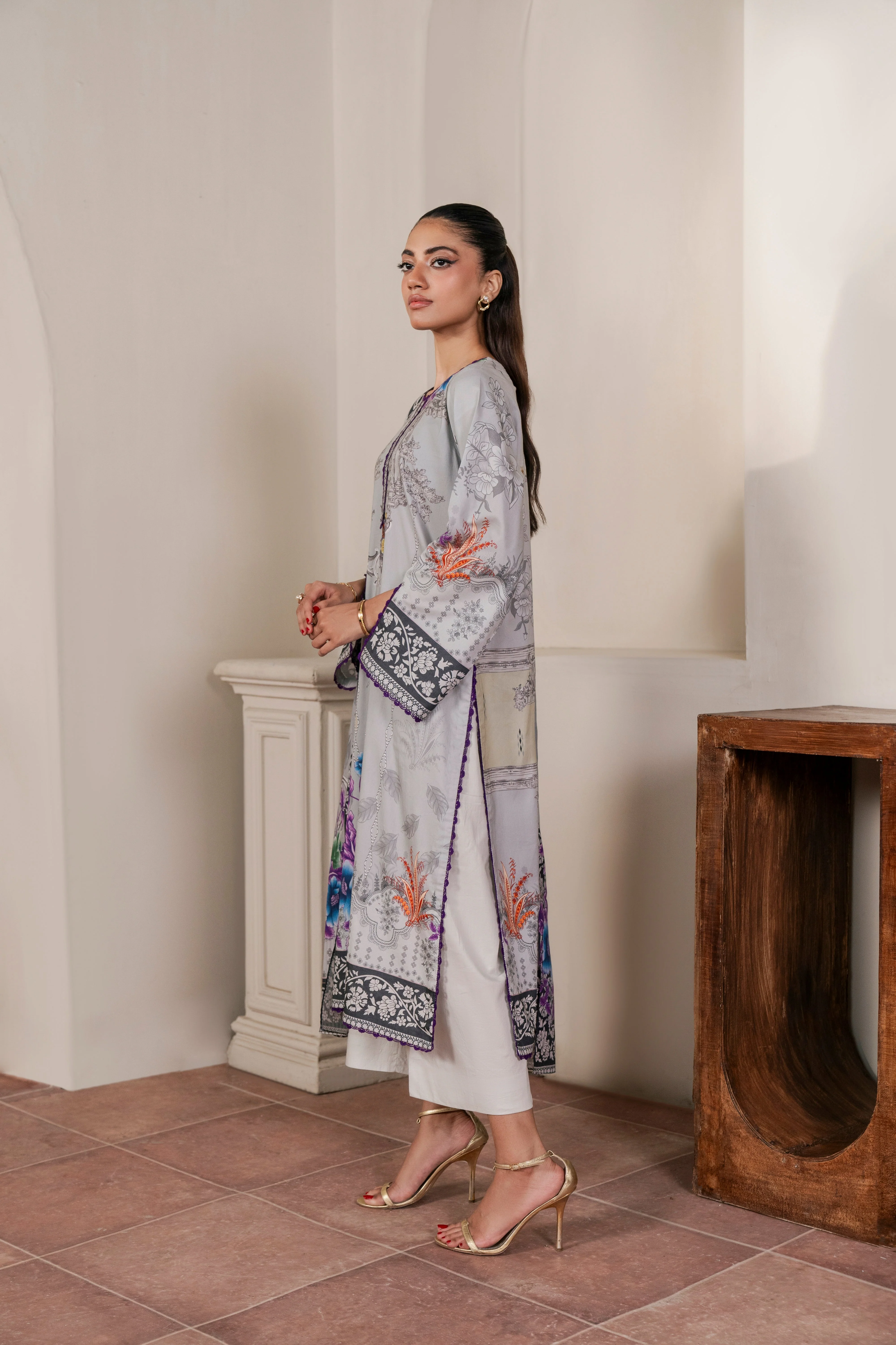 Resham Printed Cambric 3 Pcs - Image 6