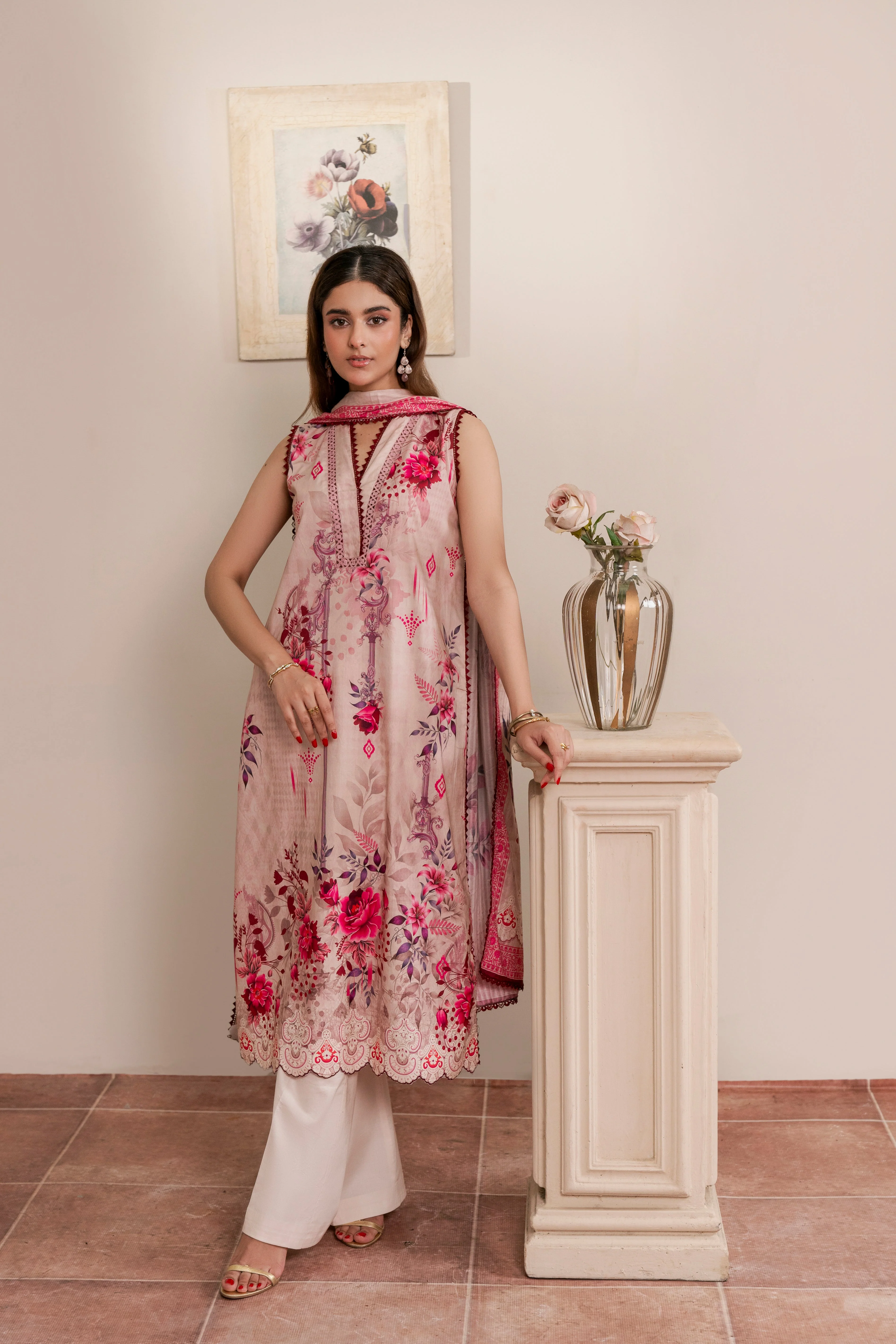 Resham Printed Cambric 3 Pcs