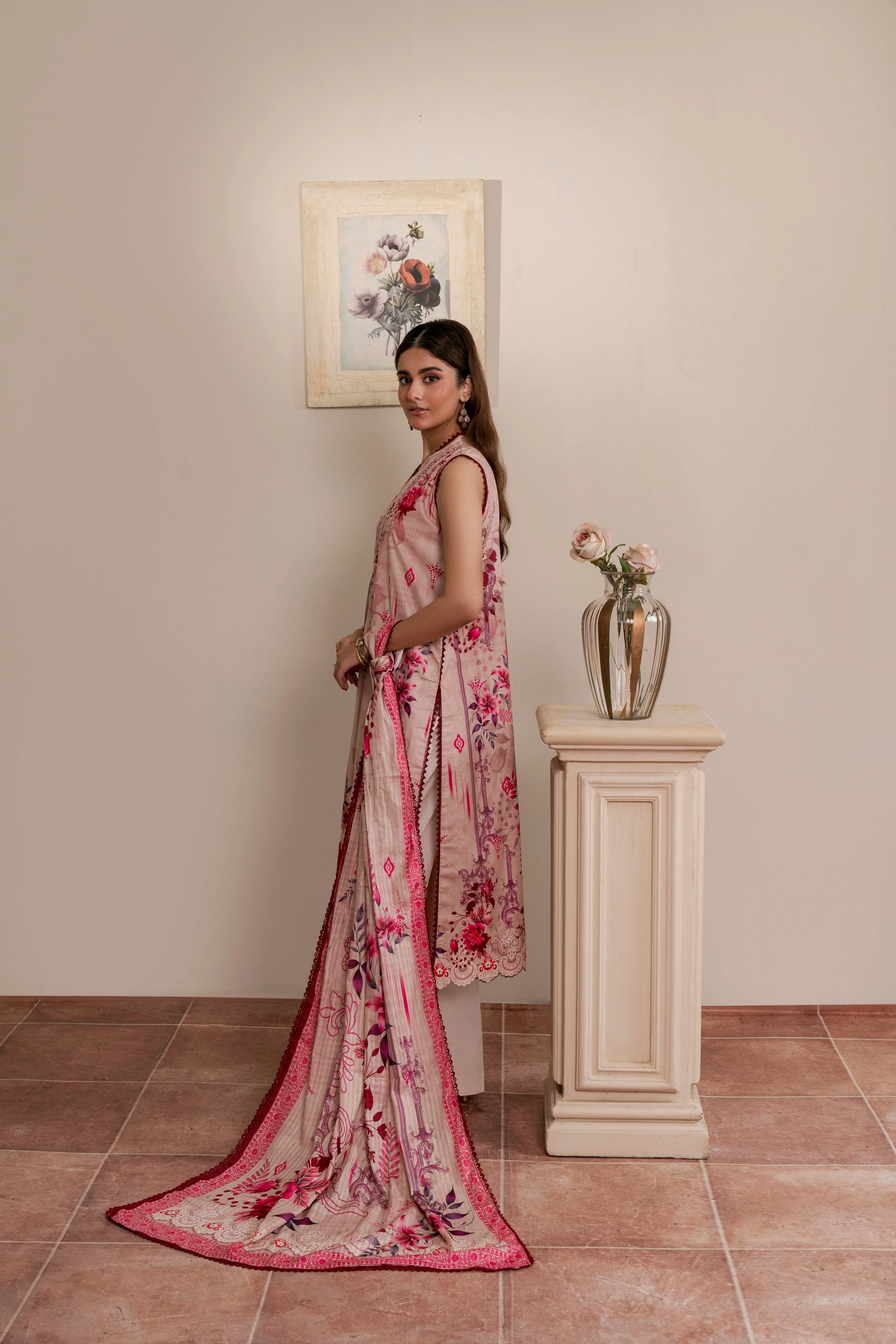Resham Printed Cambric 3 Pcs - Image 4
