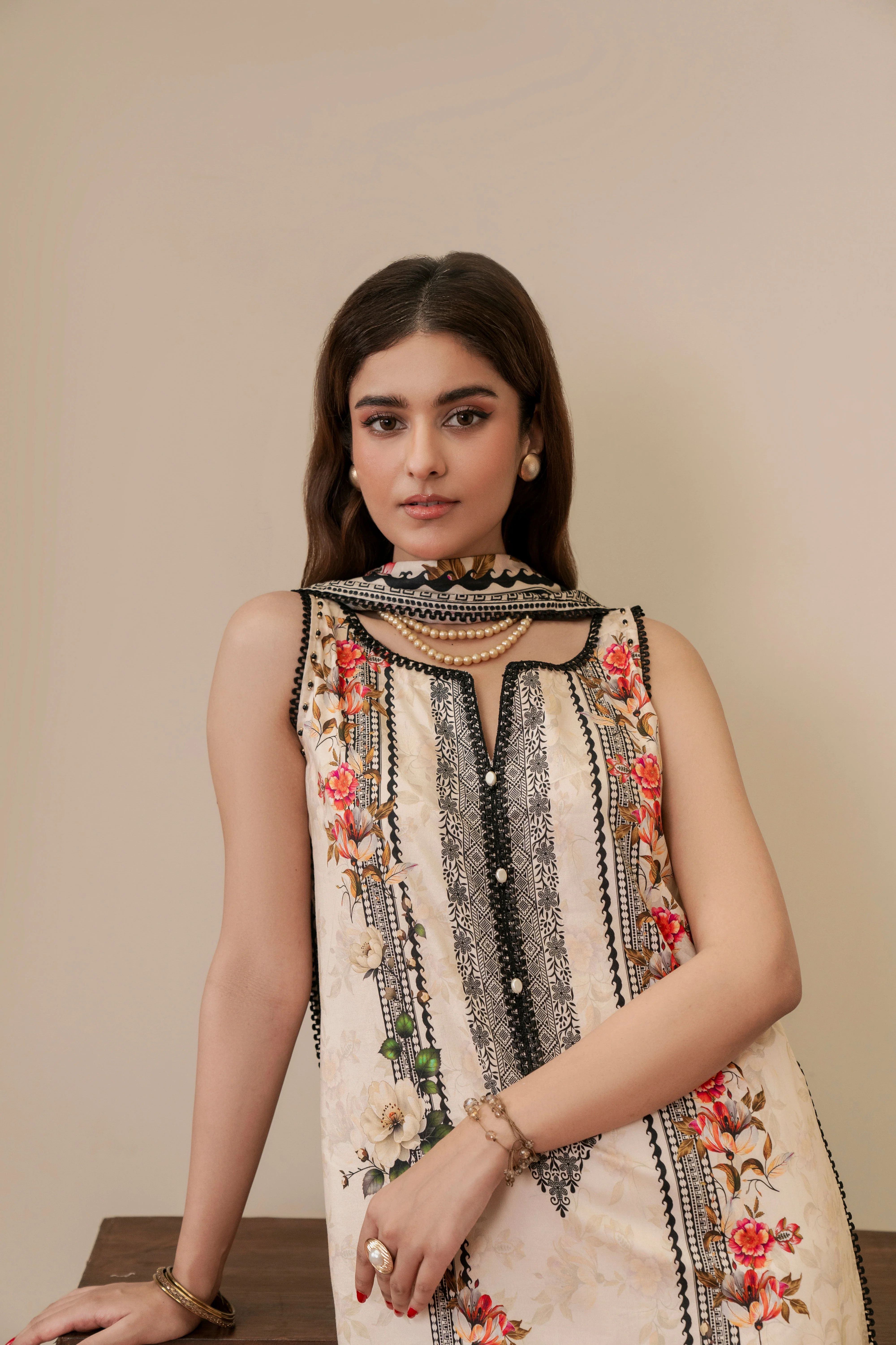 Resham Printed Cambric 3 Pcs - Image 3