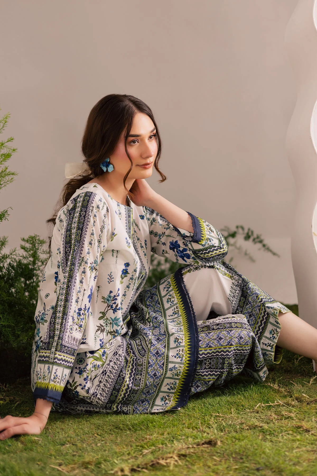 Reyna 2Pc - Printed Lawn Dress - Image 7
