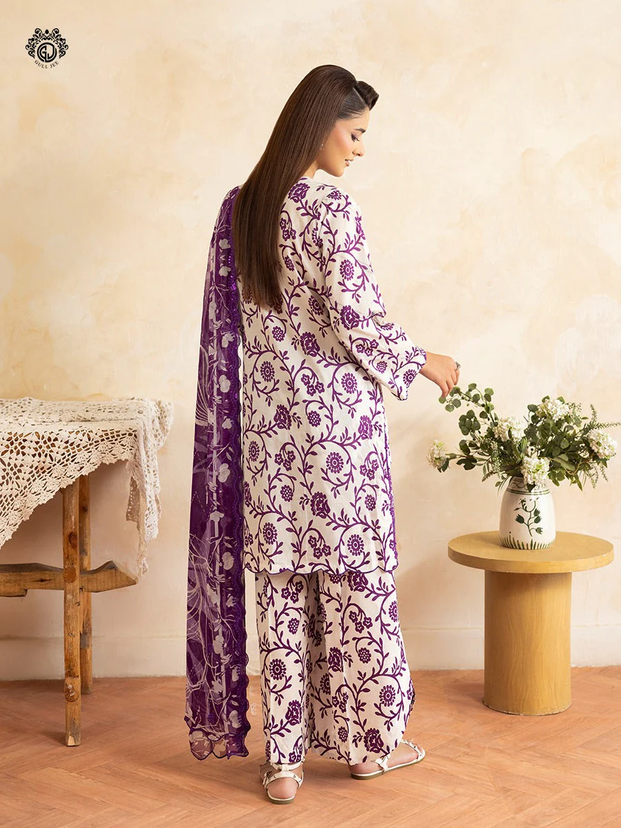 Ruhay Sukhan 3 Pc Unstitched - Image 2
