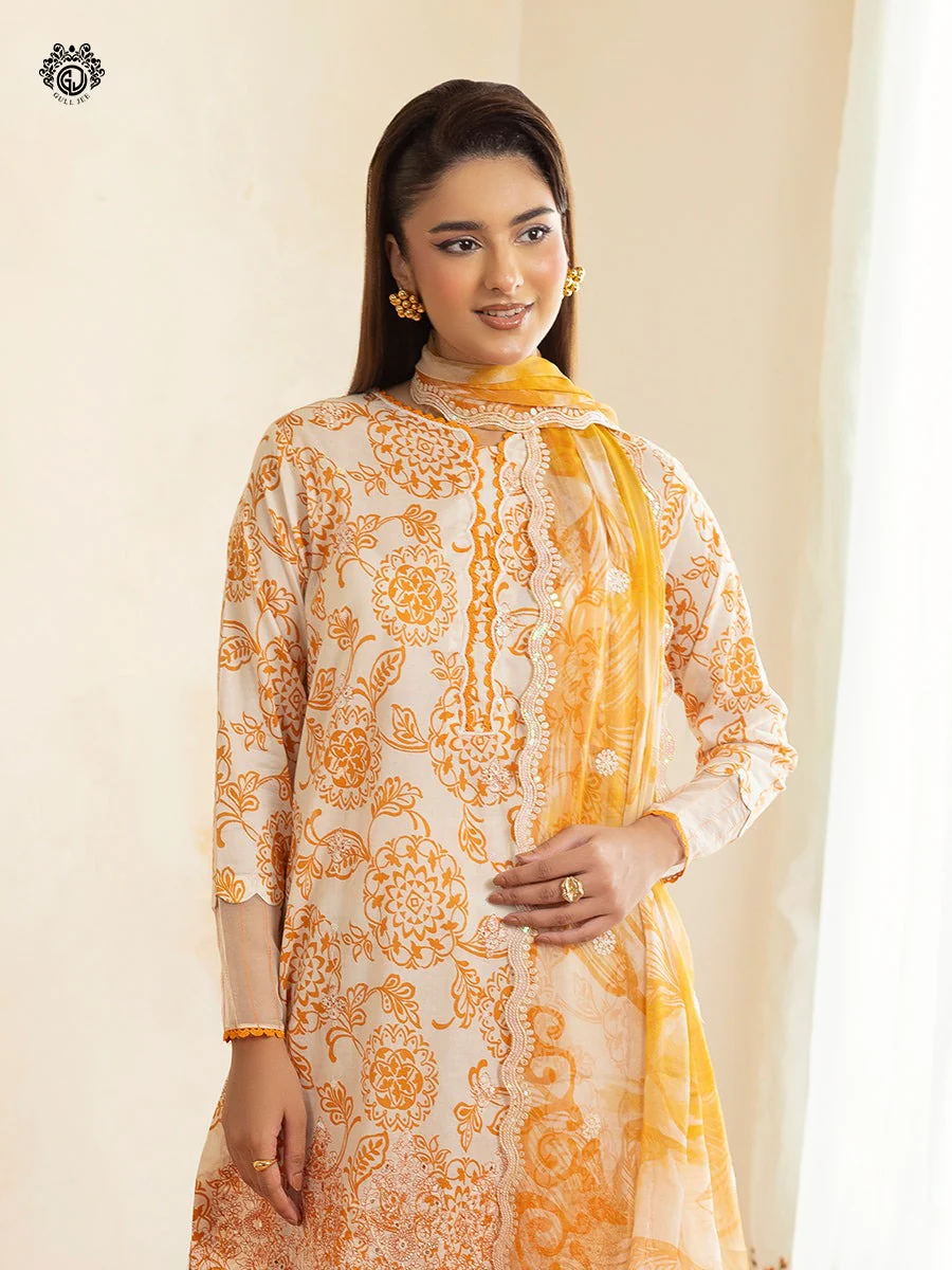 Ruhay Sukhan 3 Pc Unstitched - Image 3
