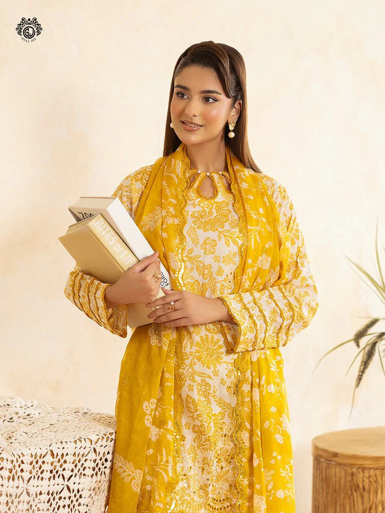 Ruhay Sukhan 3 Pc Unstitched - Image 3