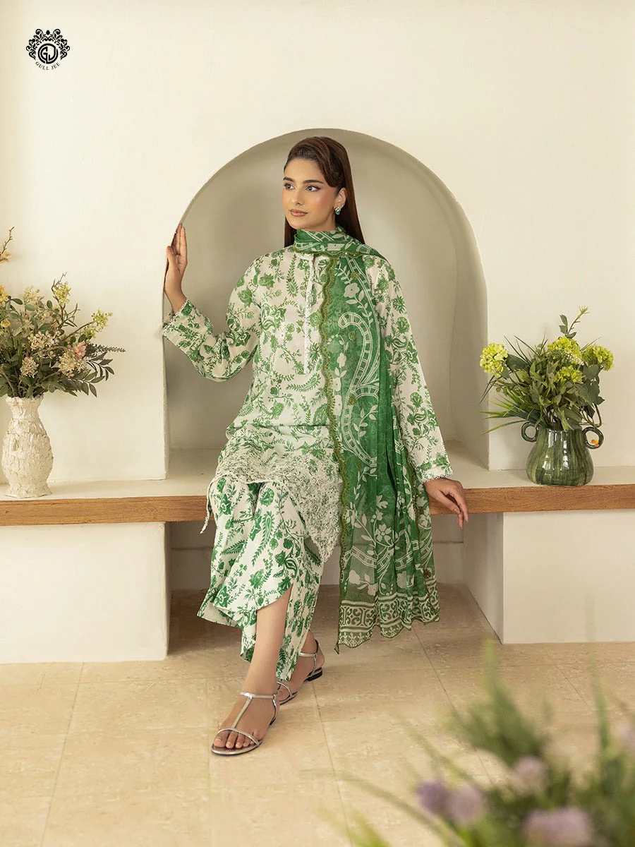 Ruhay Sukhan 3 Pc Unstitched - Image 3