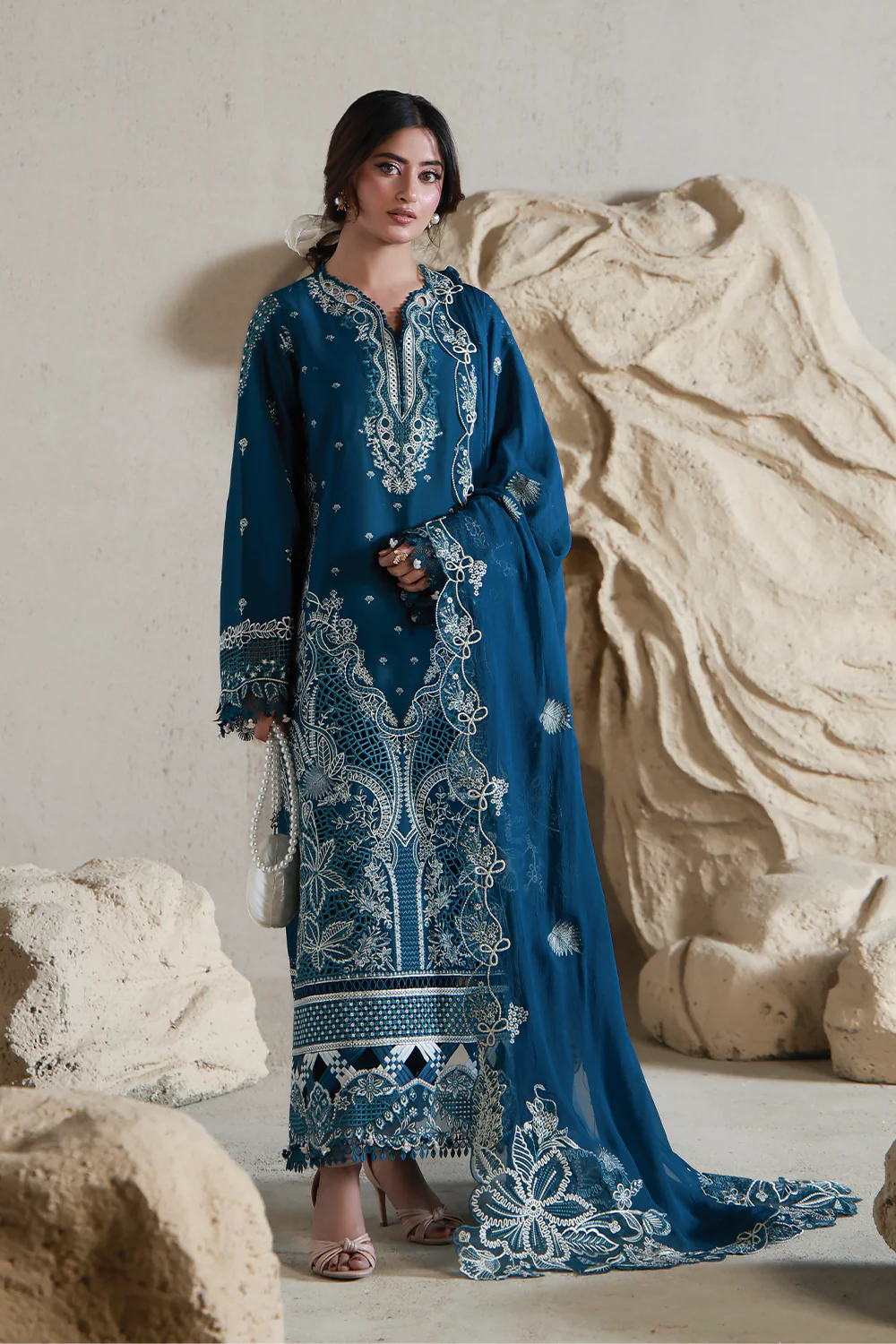 SAAGAR LUXURY FESTIVE LAWN