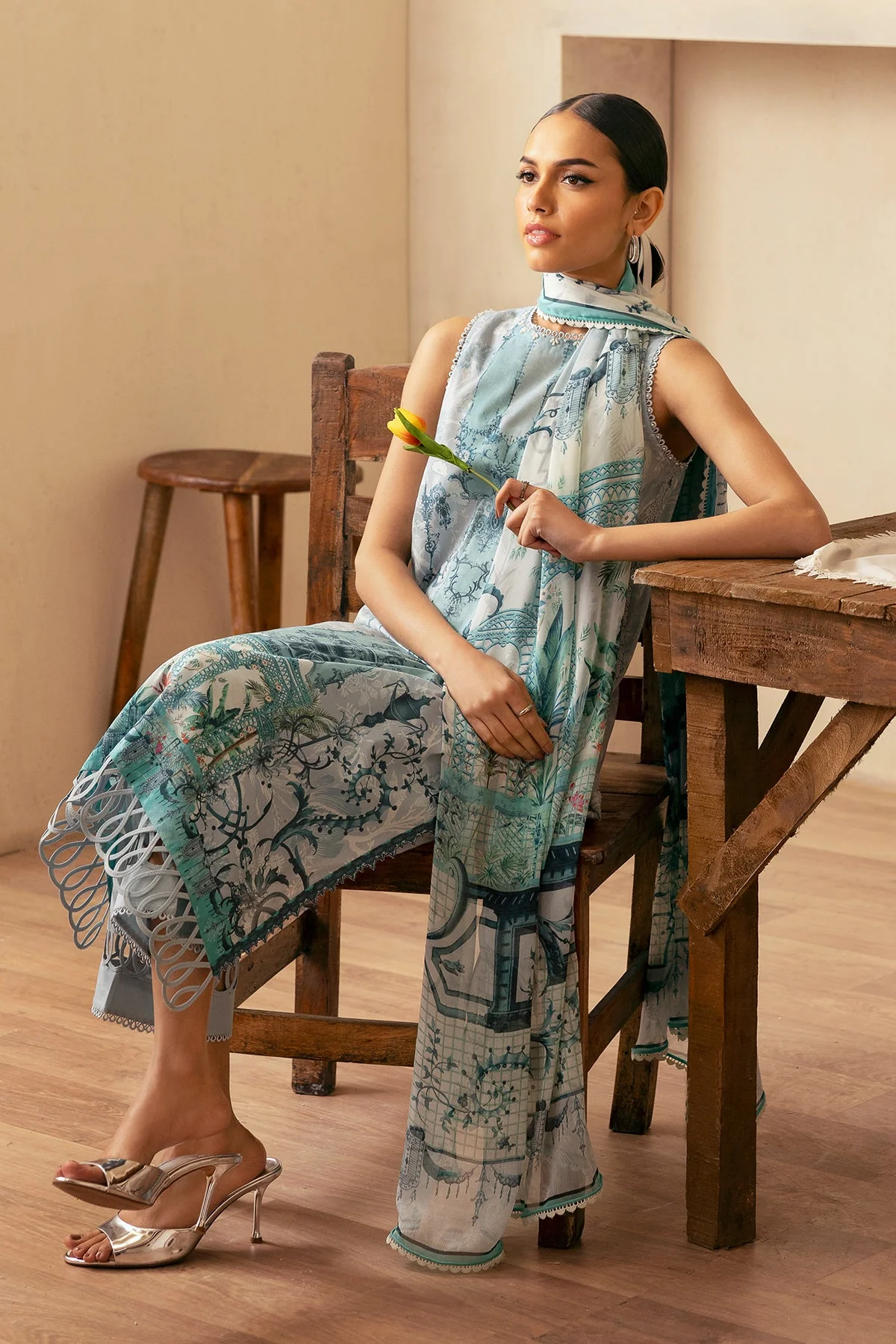 SELENE PRINTED LAWN - Image 6