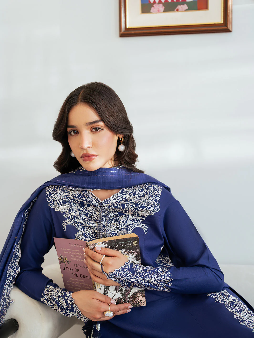 Sera Lawn Unstitched 3 PC - Image 3