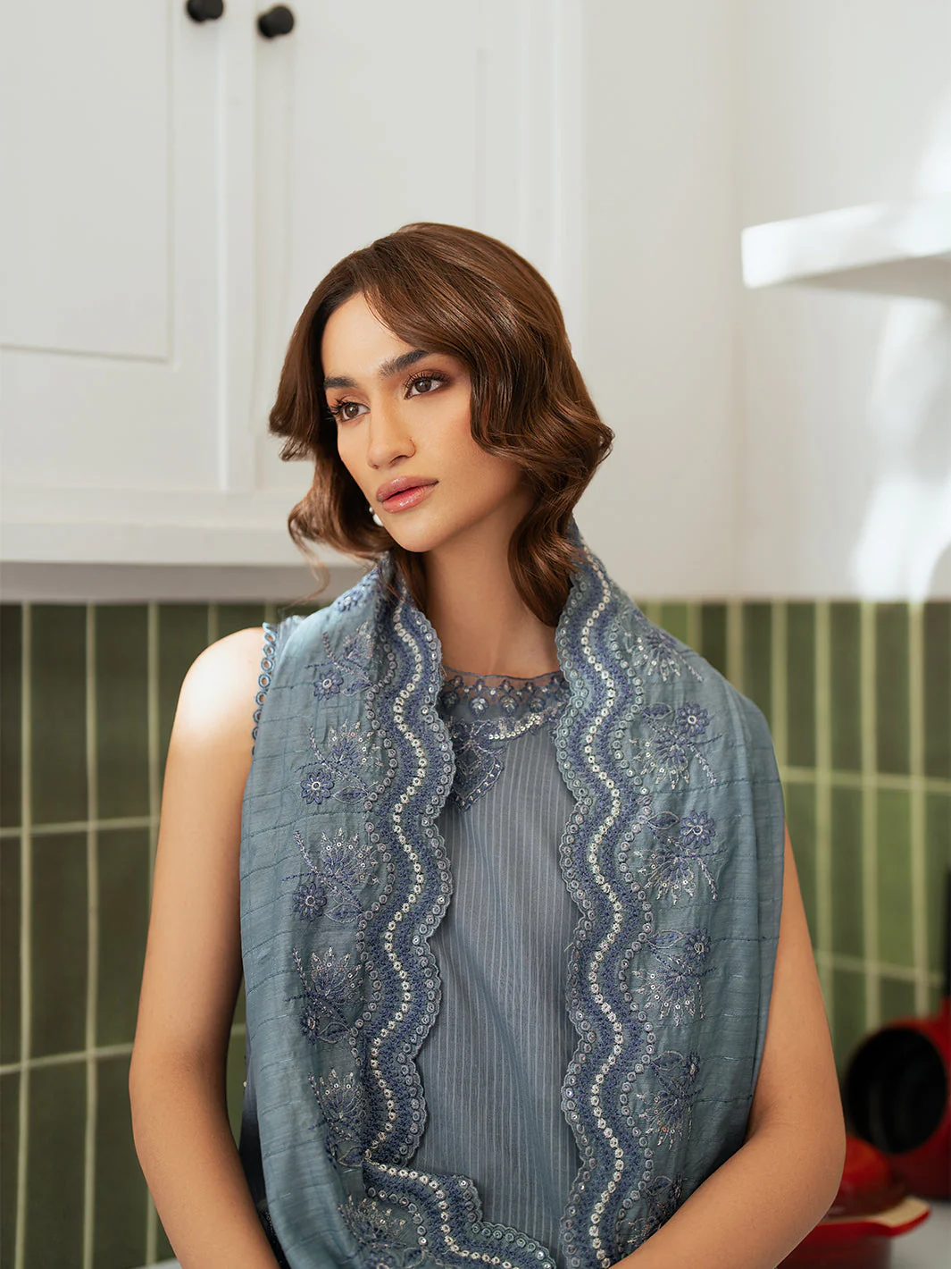 Sera Lawn Unstitched 3 PC - Image 5