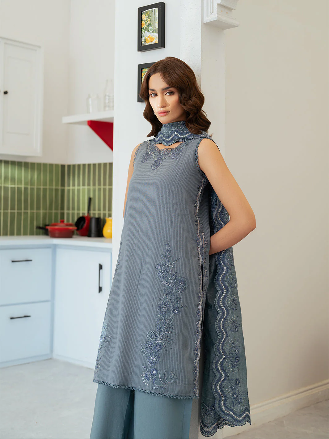 Sera Lawn Unstitched 3 PC - Image 7