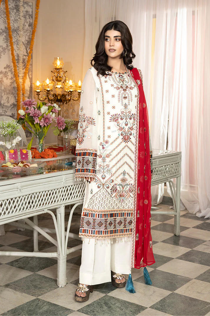 Shagun Embroidered Chiffon - Image 8