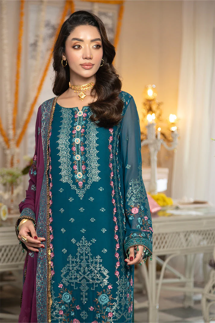 Shagun Embroidered Chiffon - Image 4