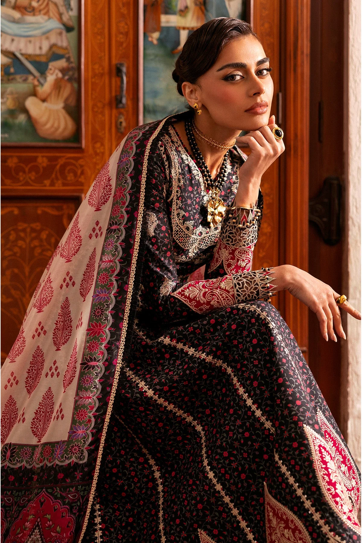 SHAHKAAR Embroidered Luxury Lawn - Image 8