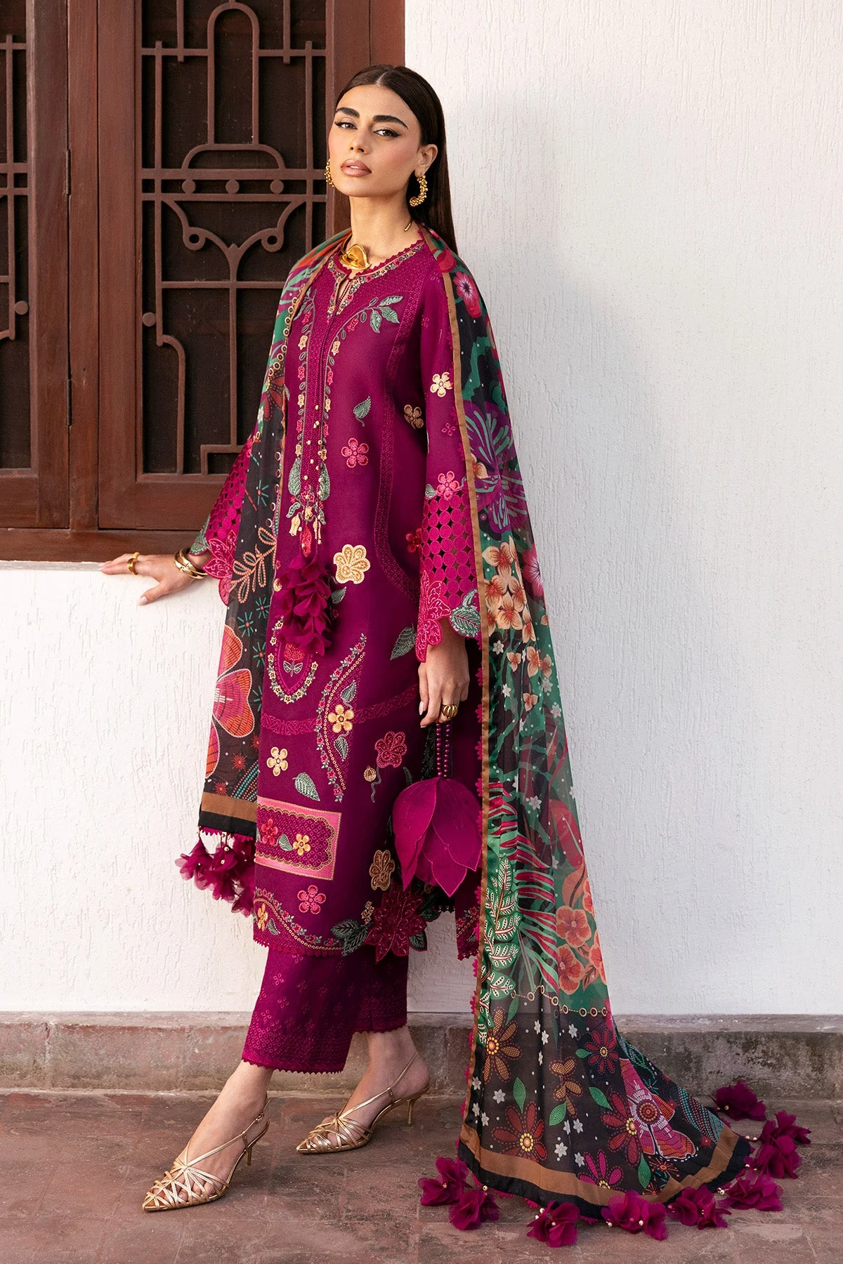 SHAHKAAR Embroidered Luxury Lawn