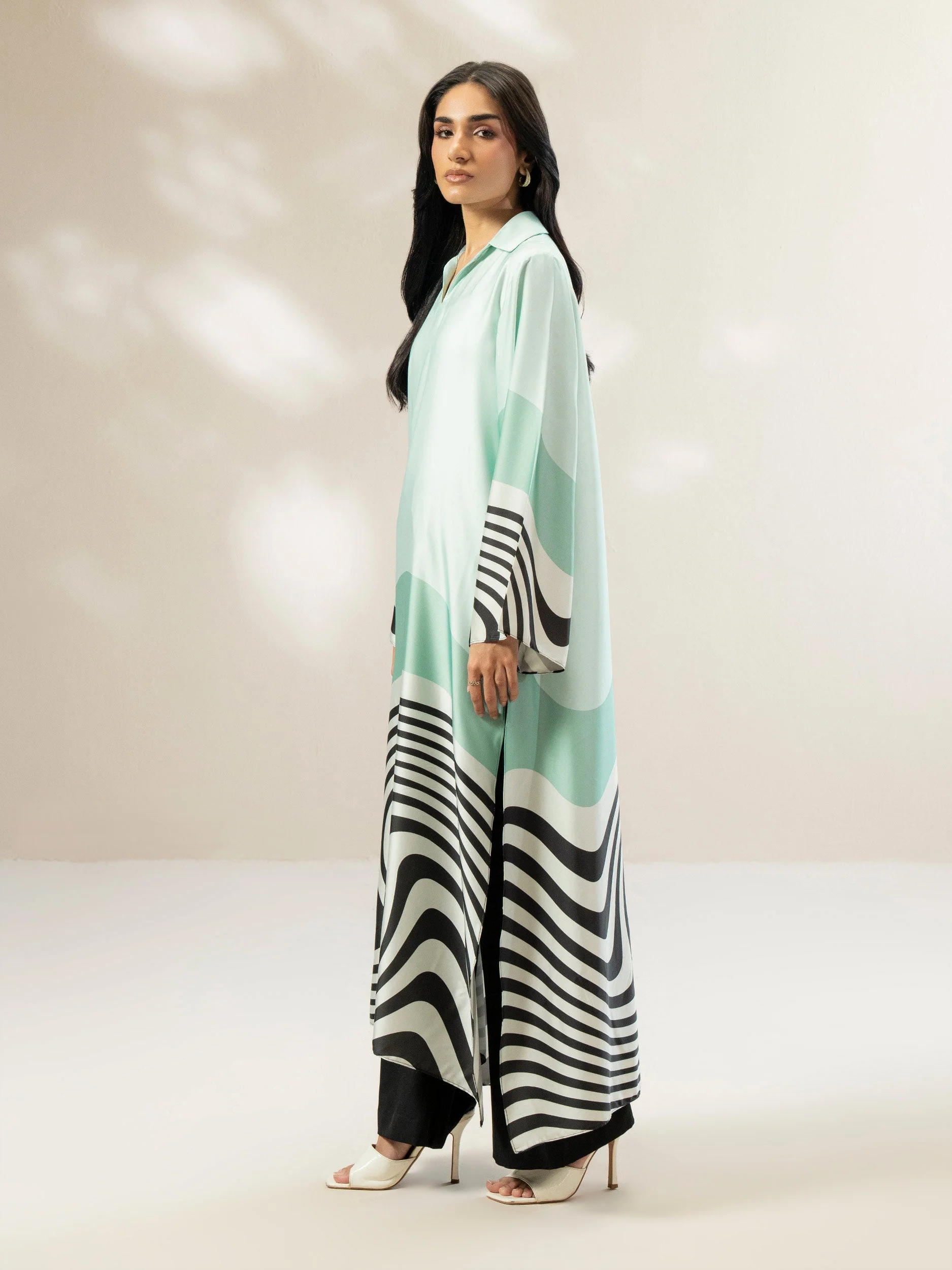 Silk Shirt-Printed (Pret) - Image 3