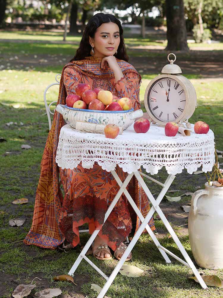 SILSILA 3-Piece Unstitched Digital Printed Lawn Suit - Image 6