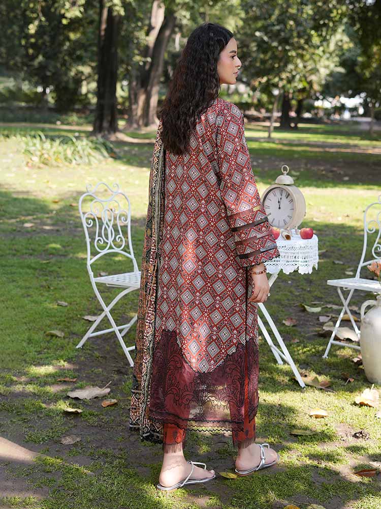 SILSILA 3-Piece Unstitched Digital Printed Lawn Suit - Image 2