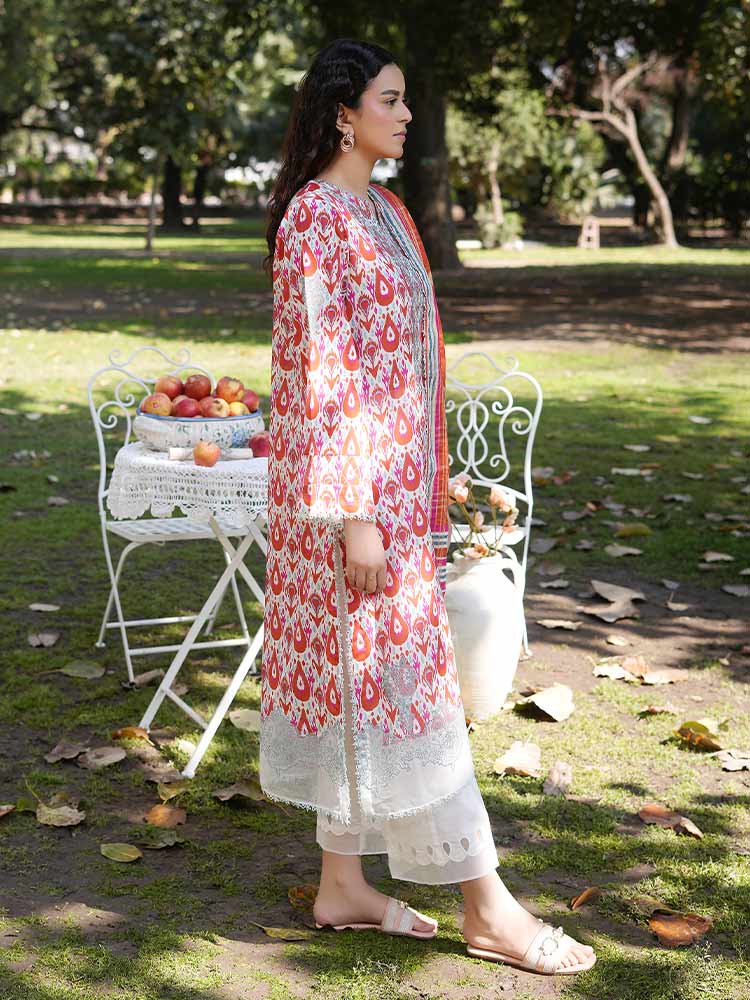 SILSILA 3-Piece Unstitched Digital Printed Lawn Suit - Image 6