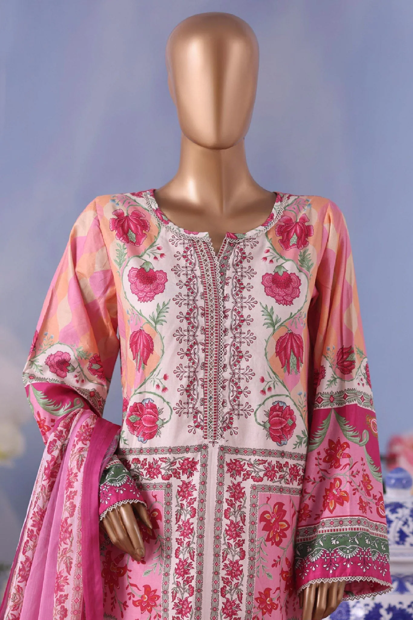Stitched 3 Piece Exclusive Printed - Image 3