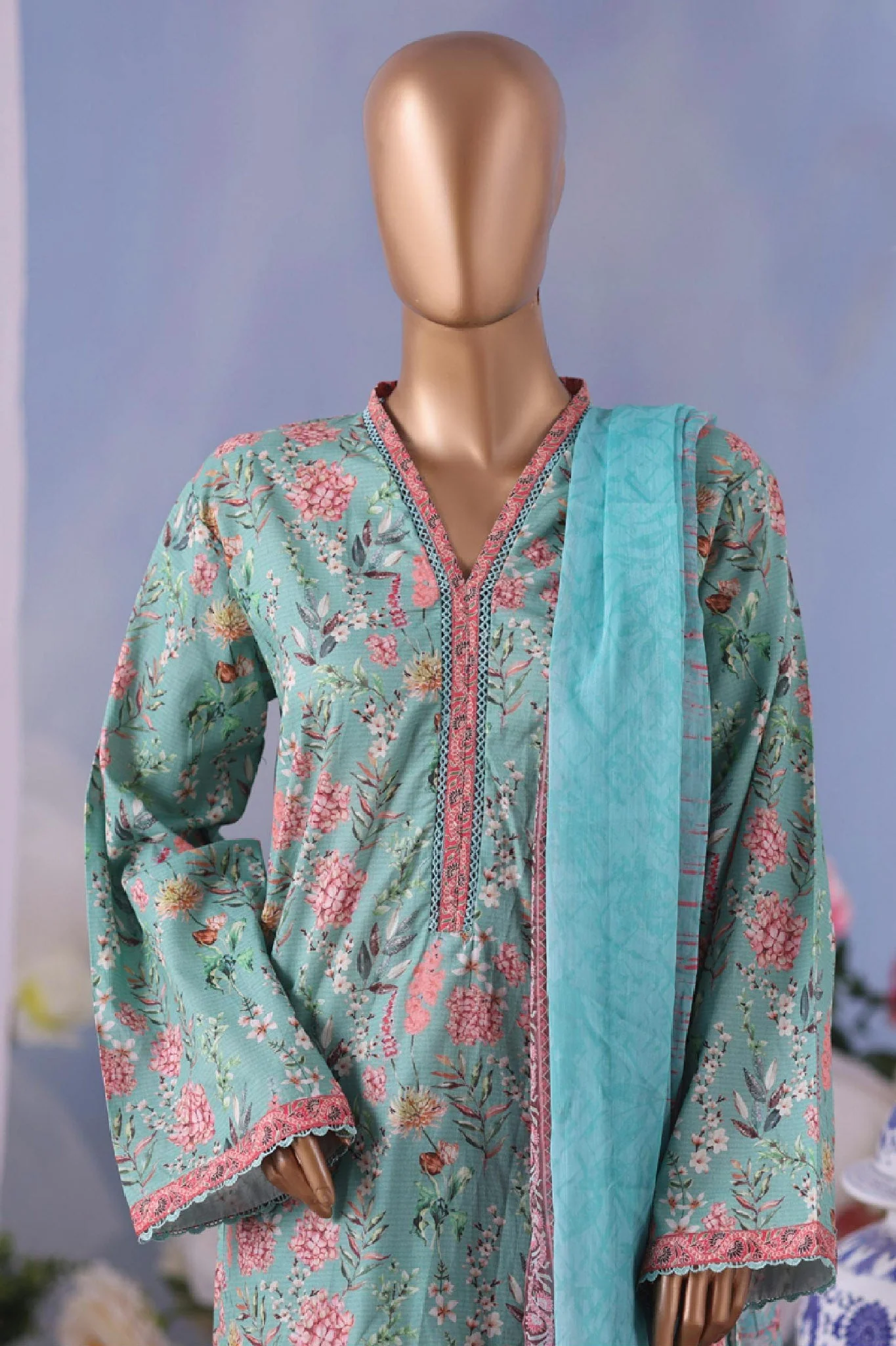 Stitched 3 Piece Exclusive Printed - Image 3