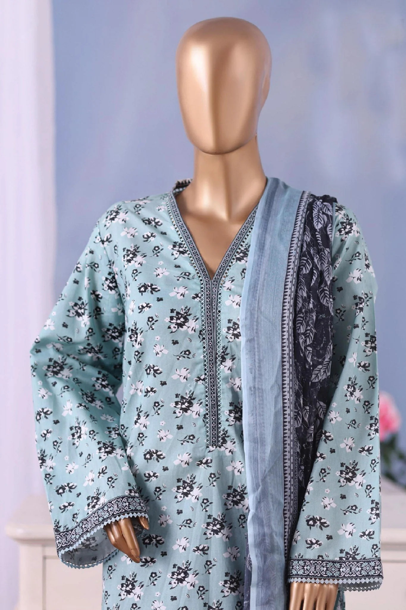 Stitched 3 Piece Exclusive Printed - Image 3